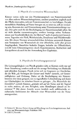2. Physik als normative Wissenschaft