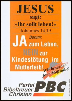 PBC, Bundestagswahl 2005