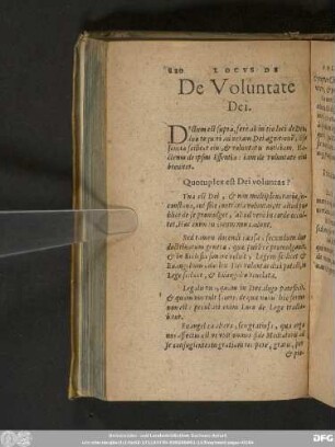 De Voluntate Dei.