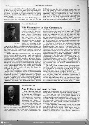 Aus Fehlern soll man lernen