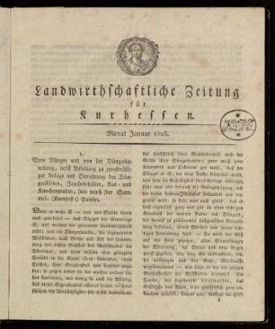 Monat Januar 1823