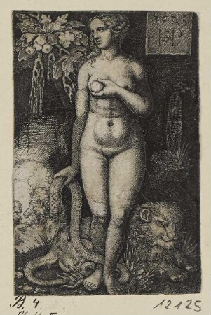 Eva stehend, Blatt 2 der Folge "Adam und Eva stehend"