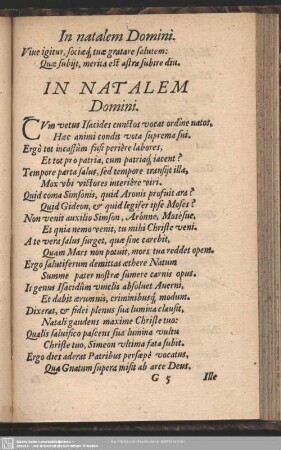 In Natalem Domini