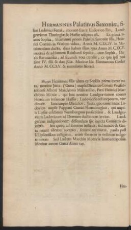 Hermannus Palatinus Saxoniae, filius Ludovici Ferrei, ...