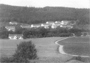 Berggießhübel (Bad Gottleuba-Berggießhübel). Stadtteilansicht mit Wohnhäusern (sog. "Kolonie")
