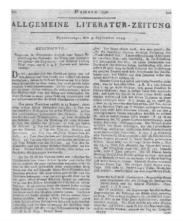 Aehrenlese vom Calenderfelde. Bestehend in einer Auswahl vorzüglicher Aufsätze aus Deutschlands Taschenbüchern. Für das Jahr 1794. Berlin: Lagarde 1794