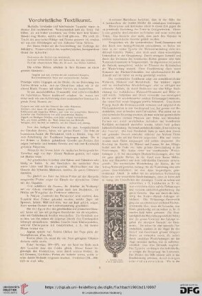 Vorchristliche Textilkunst