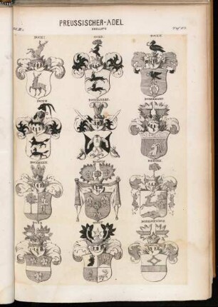Taf. 117. Bock I. - Bock II. - Bock IV. - Bock III. - Bockelberg. - Bockelmann. - Bockmann. - Bockum. - Boddien. - Bode. - Boden. - Bodelschwingh