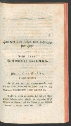 Hundert und sieben und siebenzigster Heft.