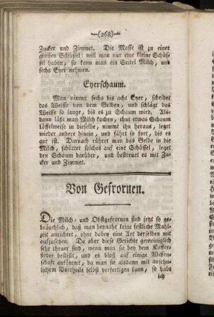 Von Gefrornen.