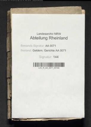 Gerichtsprotokolle für Herongen