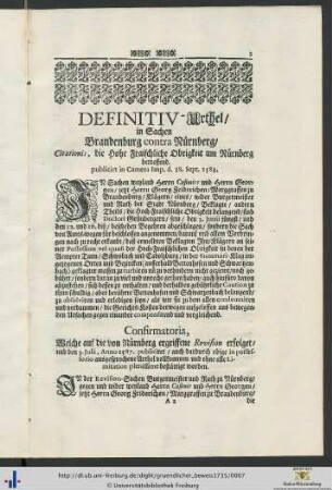 Definitiv-Urthel
