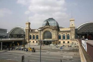 Dresden-Altstadt. Hauptbahnhof (1892/1898; E. Giese, P. Weidner). Empfangsgebäude