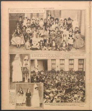 Fiesta infantil en la Escuela Normal N.° 4 [Fotografías]
