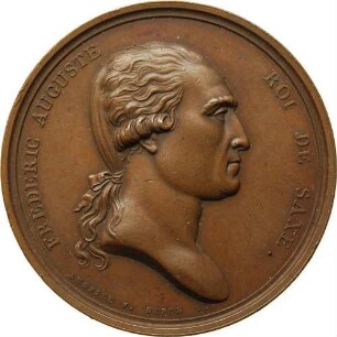 König Friedrich August I. - Besuch der Pariser Münze