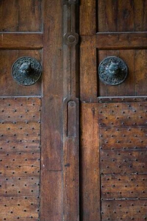 Frankreich. Auvergne. Haute Loire. Le Puy en Velay. Cathedrale Notre Dame. UNESCO Weltkulturerbe. Porche du For