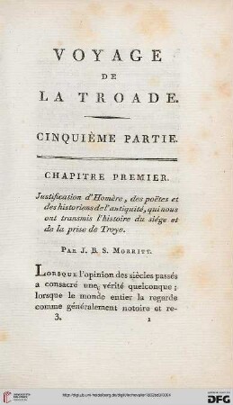 Cinquième partie