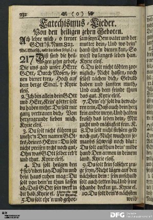 Catechismus-Lieder.