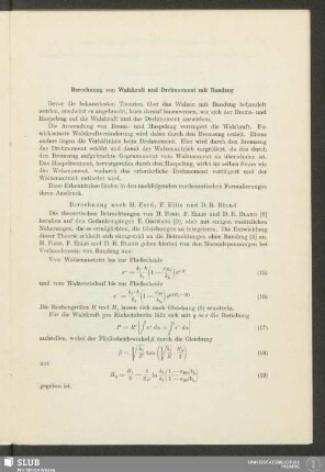 Berechnung von Walzkraft und Drehmoment mit Bandzug