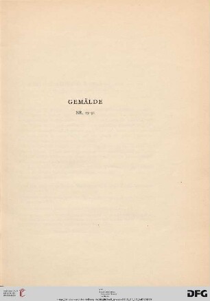 Gemälde (Nr. 25-31)
