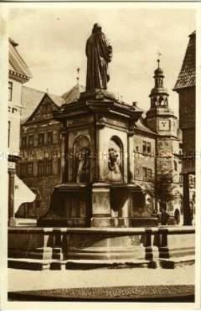 Das Lutherdenkmal in Nordhausen