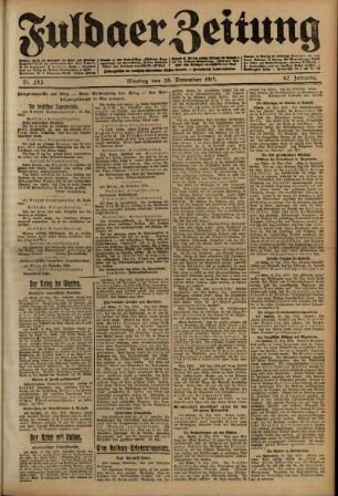 Ausgabe vom Montag, den 20. Dezember 1915.