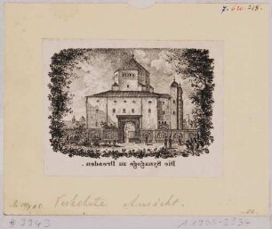 Die Alte Synagoge von Gottfried Semper in Dresden am Hasenberg von Süden