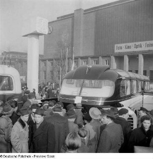 Rückansicht des Omnibus Typ Ikarus-55