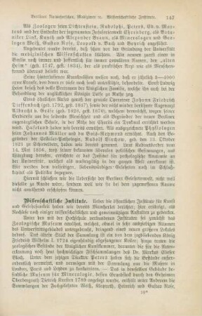 Wissenschaftliche Institute
