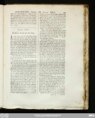 Chap. XXV. Les Devoirs de ceux qui sont affligez.