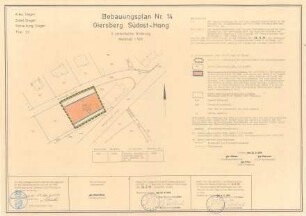 Bebauungsplan Nr. 14. Giersberg Südost-Hang, 3. vereinfachte Änderung, Kreis Siegen, Stadt Siegen, Gemarkung Siegen, Flur 23