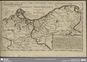 VandaliaTeutonica Et Gothonica nunc Pomerania