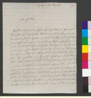 Brief von Jacobi an Goethe, Johann Wolfgang von