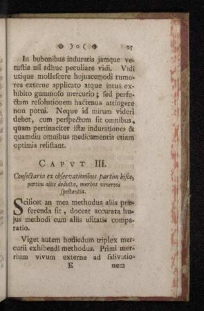 Capvt III. Consectaria ex observationibus partim bisce, partim aliis deducta, morbos venereos spectantia.