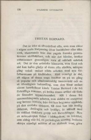 Tristan Bernard.