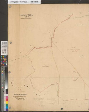 Alme (Brilon), Separation Niederalme, Bl. 6 Brouillonkarte Flur 10