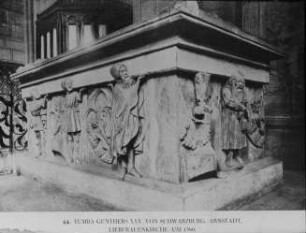 Arnstadt, Liebfrauenkirche, Grabtumba Günthers XXV. von Schwarzburg (gestorben 1368)