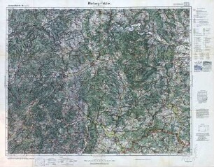 Reichskarte: Einheitsblatt 96 (1cm-Karte) Marburg-Fritzlar