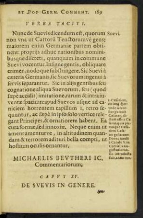 Caput XV. De Suevis In Genere.