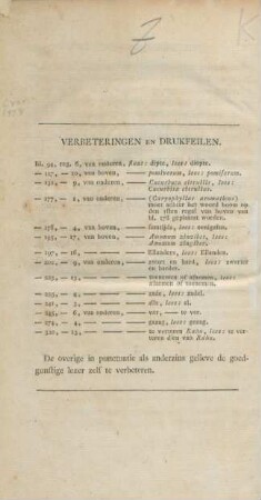 Verbeteringen en drukfeilen