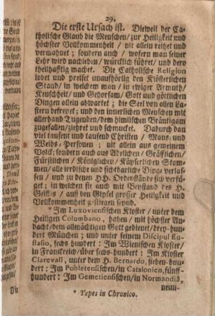Die etste Ursach ist.