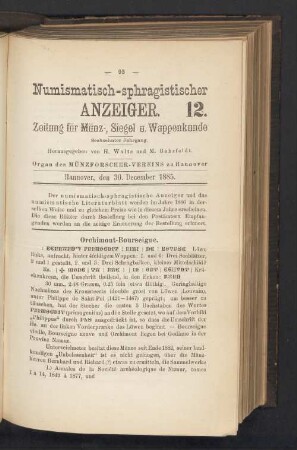 12. 30. December 1885