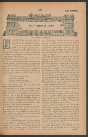 En el palacio de Themis : Una virtud funesta