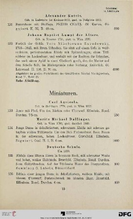 Miniaturen (Nr. 133-159)