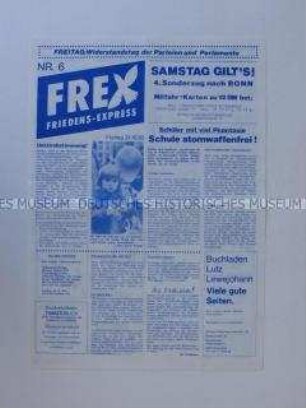 Sonderdruck der Friedensbewegung zu den Herbstaktionen 1983