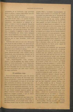 El castellano viejo.