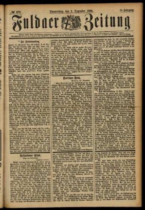 Ausgabe vom Donnerstag, den 01. Dezember 1892.