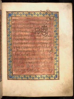 Textzierseite mit Ornamentrahmen