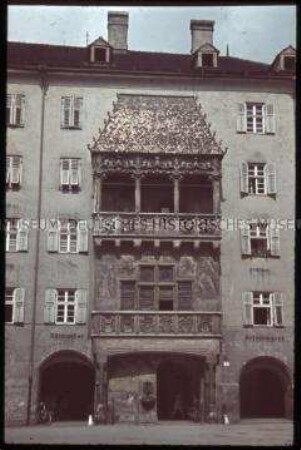 Das Goldene Dachl in der Innsbrucker Altstadt