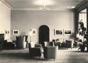 Dresden-Loschwitz. Klub der Intelligenz (Dresdner Klub) im ehemaligen Lingnerschloß. Konversationszimmer